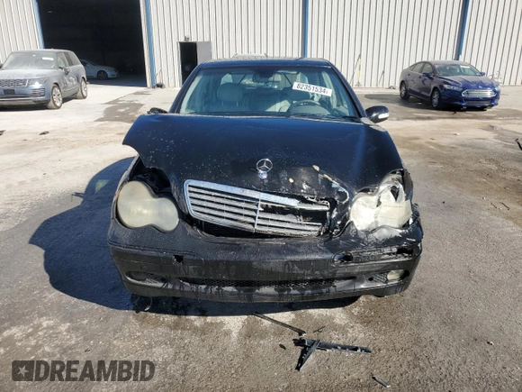 2003 Mercedes-Benz C 230/260/280/320 with VIN WDBRF64J73F309654, listed as a Copart auction lot 41789965 with 89,406 mi miles and Salvage Title. Bid and sale history available at DreamBid. Image 5.