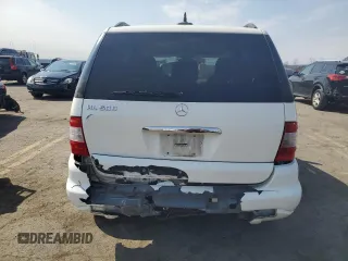 2004 Mercedes-Benz M-Class with VIN 4JGAB75E84A491280, listed as a Copart auction lot 48494035 with 61,843 mi miles and Salvage Title. Bid and sale history available at carsss.com. Image 6.