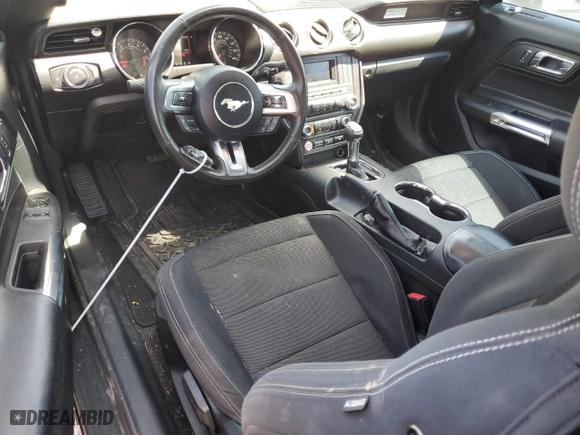 2015 Ford Mustang V6 with VIN 1FA6P8AM8F5373746, listed as a Copart auction lot 48785015 with 111,079 mi miles and Salvage Title. Bid and sale history available at carsss.com. Image 8.