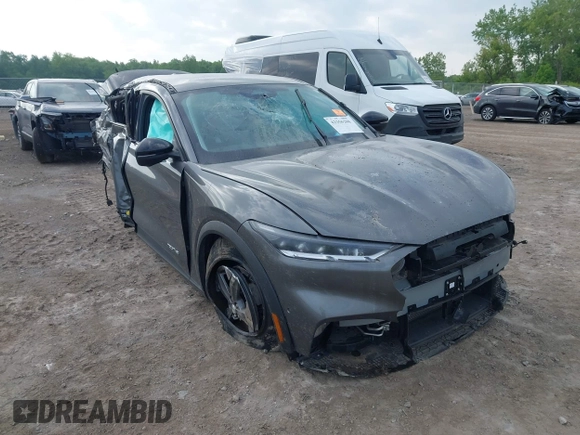 2023 Ford Mustang Mach-E Select z VIN 3FMTK1SS4PMA00937, wystawiony jako IAAI lot #42356200 z przebiegiem Nie podano mil oraz . Historia ofert i sprzedaży dostępna na DreamBid. Obrazek 1.