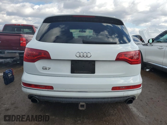 2013 Audi Q7 3.0T Premium Plus with VIN WA1LGAFE5DD016656, listed as a Copart auction lot 46071725 with 110,031 mi miles and Salvage Title. Bid and sale history available at carsss.com. Image 6.
