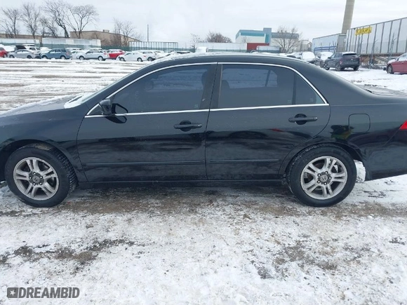 2007 Honda Accord Sdn EX-L with VIN 1HGCM56857A041130, listed as a IAAI auction lot 41393587 with 196,220 mi miles. Bid and sale history available at carsss.com. Image 14.