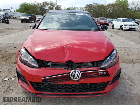 2021 Volkswagen Golf GTI S with VIN 3VW6T7AU0MM009096, listed as a Copart auction lot 50354084 with 23,565 mi miles. Bid and sale history available at carsss.com. Image 5.