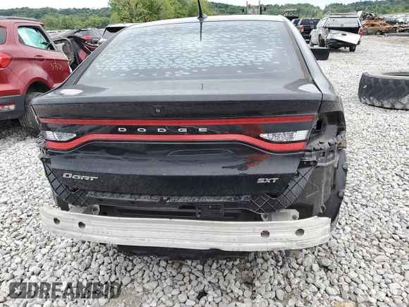 2015 Dodge Dart SXT with VIN 1C3CDFBB2FD364767, listed as a Copart auction lot 57524925 with 73,010 mi miles and Salvage title. Bid and sale history available at DreamBid. Image 6.
