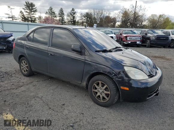 2001 Toyota Prius with VIN JT2BK12U910024705, listed as a Copart auction lot 53417885 with 286,602 mi miles and Salvage Title. Bid and sale history available at carsss.com. Image 4.