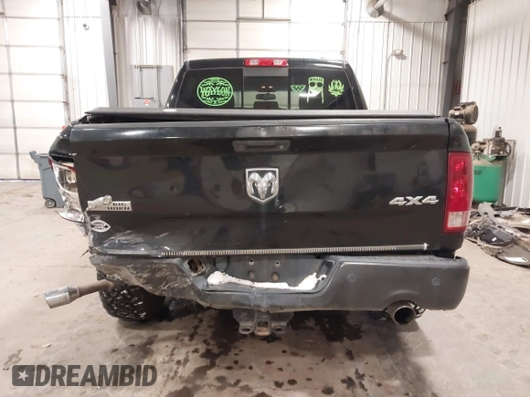 2012 Ram 1500 Big Horn with VIN 1C6RD7LTXCS146058, listed as a IAAI auction lot 41583380 with 183,037 mi miles. Bid and sale history available at carsss.com. Image 16.
