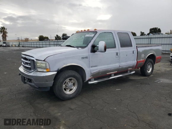 2003 Ford Super Duty F-250 XL with VIN 1FTNW20P03EC34109, listed as a Copart auction lot 81743914 with 202,513 mi miles and Salvage Title. Bid and sale history available at carsss.com. Image 1.