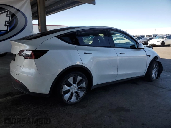 2024 Tesla Model Y Long Range с VIN 7SAYGDEE0RF981488, выставлен на аукционе Copart как лот 58704135 с пробегом 21 417 миль миль и Списание • Salvage title. История ставок и продаж доступна на DreamBid. Изображение 3.
