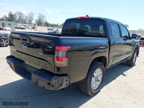 2022 Nissan Frontier S with VIN 1N6ED1EJ3NN689489, listed as a IAAI auction lot 42095990 with 46,338 mi miles. Bid and sale history available at carsss.com. Image 4.