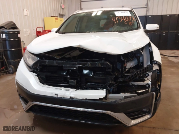2021 Honda CR-V Touring with VIN 5J6RW2H96ML006727, listed as a IAAI auction lot 41340036 with 1 mi miles. Bid and sale history available at carsss.com. Image 12.
