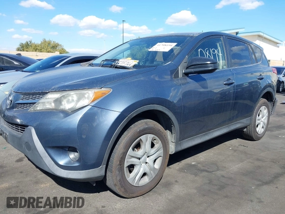 2013 Toyota RAV4 LE with VIN JTMZFREV9DD019756, listed as a IAAI auction lot 41708194 with 126,689 mi miles and . Bid and sale history available at carsss.com. Image 18.