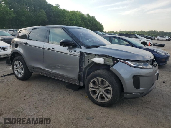 2020 Land Rover Range Rover Evoque S with VIN SALZJ2FX7LH039218, listed as a Copart auction lot 51685475 with 37,684 mi miles and Salvage Title. Bid and sale history available at carsss.com. Image 4.