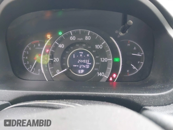 2015 Honda CR-V LX with VIN 5J6RM4H39FL110547, listed as a IAAI auction lot 42189607 with 244,933 mi miles and . Bid and sale history available at DreamBid. Image 7.