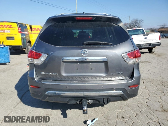 2016 Nissan Pathfinder S with VIN 5N1AR2MNXGC668940, listed as a Copart auction lot 42417765 with 152,616 mi miles and Salvage title. Bid and sale history available at DreamBid. Image 6.