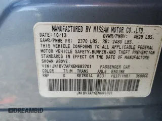 2014 Infiniti Q50 с VIN JN1BV7APXEM683701, выставлен на аукционе Copart как лот 47630075 с пробегом 102 704 миль миль и Списание • Salvage title. История ставок и продаж доступна на DreamBid. Изображение 13.