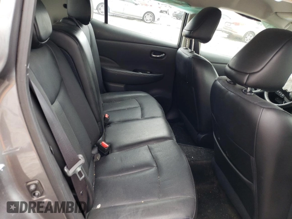 2015 Nissan LEAF SV with VIN 1N4AZ0CP6FC332833, listed as a Copart auction lot 64674203 with 67,873 mi miles and . Bid and sale history available at DreamBid. Image 10.