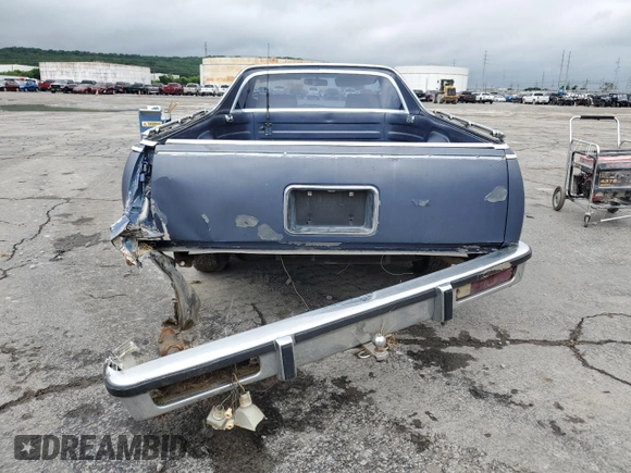 1981 Chevrolet El Camino z VIN 1GCCW80H0BD478009, wystawiony jako Copart lot #55471785 z przebiegiem 2 013 mil mil oraz Szkoda całkowita • Salvage title. Historia ofert i sprzedaży dostępna na DreamBid. Obrazek 6.