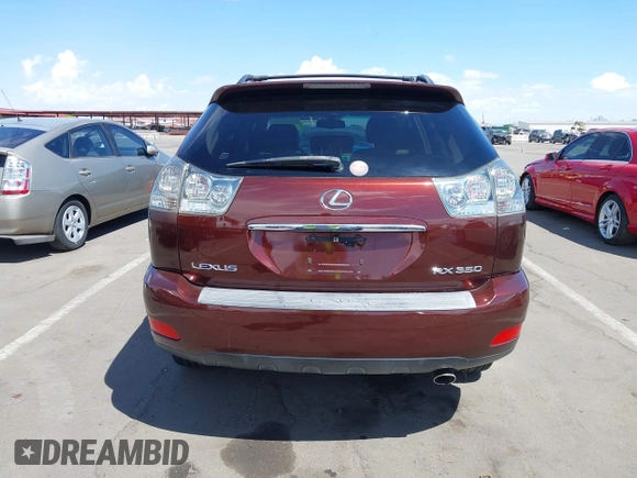 2009 Lexus RX 350 with VIN JTJGK31U899852422, listed as a IAAI auction lot 41976623 with 139,836 mi miles and . Bid and sale history available at DreamBid. Image 16.