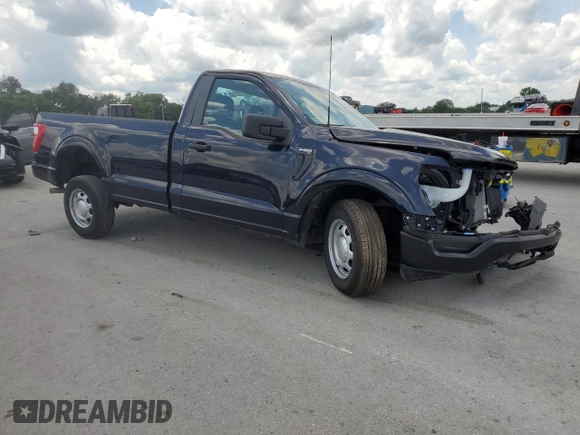 2023 Ford F-150 XL with VIN 1FTMF1CB3PKF58099, listed as a Copart auction lot 61974605 with 12,193 mi miles and Non repairable. Bid and sale history available at DreamBid. Image 4.