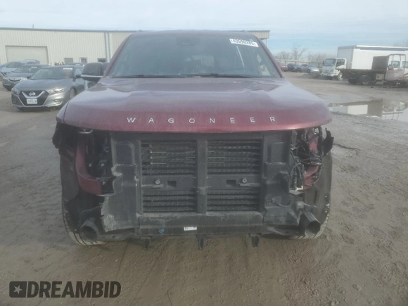 2023 Jeep Wagoneer Series II с VIN 1C4SJSBP8PS543932, выставлен на аукционе Copart как лот 43590285 с пробегом 26 736 миль миль и Списание • Salvage title. История ставок и продаж доступна на DreamBid. Изображение 5.