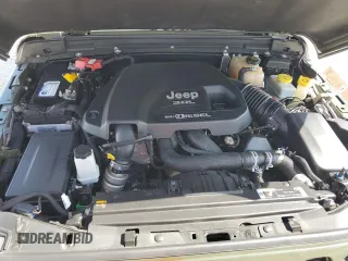 2021 Jeep Wrangler Unlimited Sahara Altitude with VIN 1C4HJXEM9MW596278, listed as a Copart auction lot 61005625 with 47,033 mi miles and Salvage title. Bid and sale history available at DreamBid. Image 12.