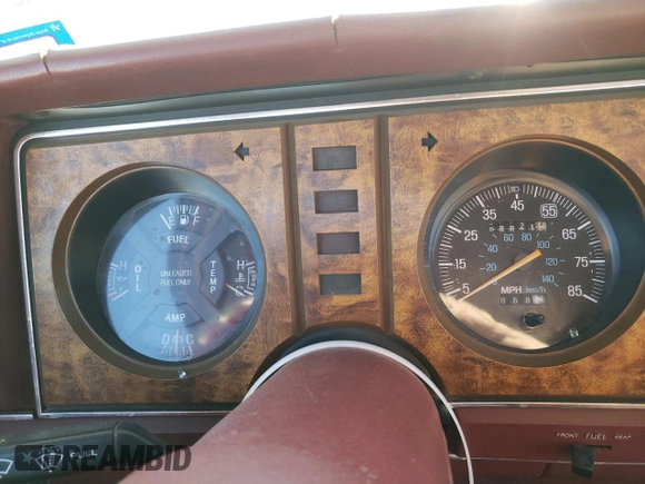 1985 Ford Ranger with VIN 1FTCR10S0FUA07431, listed as a Copart auction lot 87198624 with 88,213 mi miles and Salvage Title. Bid and sale history available at DreamBid. Image 9.