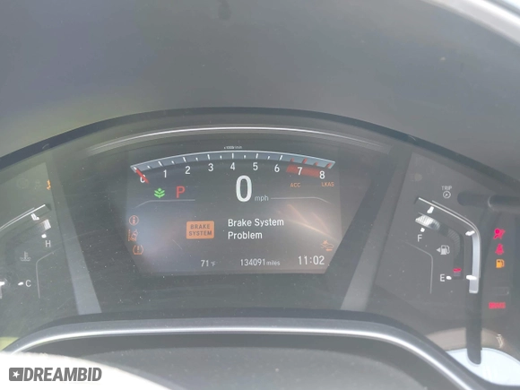 2018 Honda CR-V EX-L with VIN 7FARW1H85JE043696, listed as a IAAI auction lot 41966273 with 134,091 mi miles. Bid and sale history available at carsss.com. Image 7.
