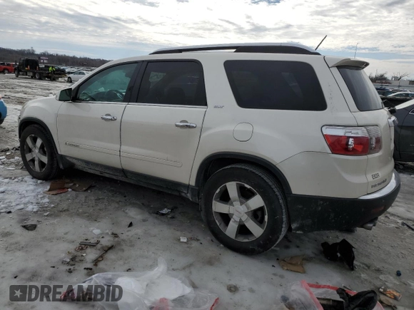 2007 GMC Acadia SLT with VIN 1GKEV33727J173707, listed as a Copart auction lot 88926205 with 187,342 mi miles and Salvage Title. Bid and sale history available at carsss.com. Image 2.