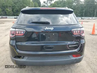 2018 Jeep Compass Sport z VIN 3C4NJCAB8JT255066, wystawiony jako Copart lot #65159805 z przebiegiem 125 125 mil mil oraz Szkoda całkowita • Salvage title. Historia ofert i sprzedaży dostępna na DreamBid. Obrazek 6.
