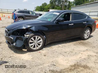 2011 Infiniti M with VIN JN1BY1AR7BM374298, listed as a Copart auction lot 60690635 with 159,282 mi miles and Salvage title. Bid and sale history available at DreamBid. Image 1.