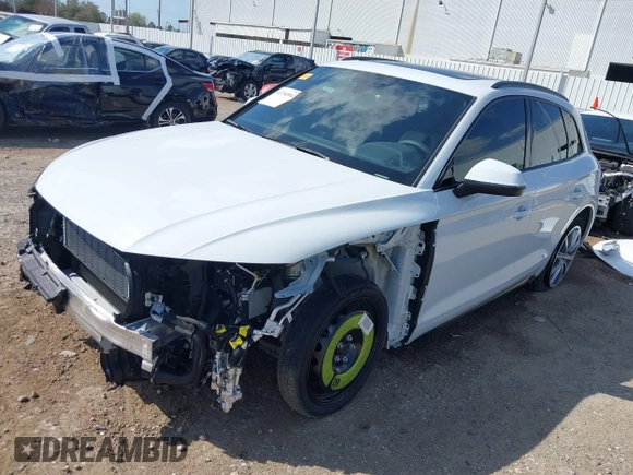 2024 Audi Q5 S line Premium Plus с VIN WA1E2AFYXR2135114, выставлен на аукционе IAAI как лот 41734594 с пробегом 2 354 миль миль и . История ставок и продаж доступна на DreamBid. Изображение 2.
