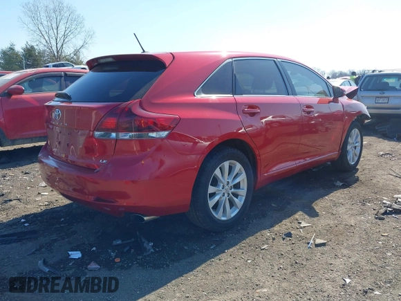 2014 Toyota Venza LE with VIN 4T3ZA3BB0EU081363, listed as a IAAI auction lot 41769806 with 122,250 mi miles. Bid and sale history available at carsss.com. Image 4.