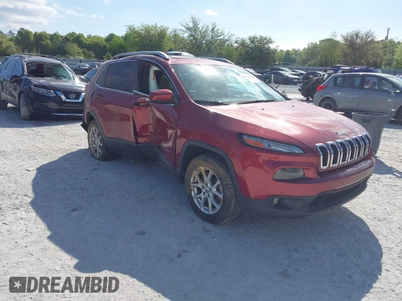 2017 Jeep Cherokee Latitude with VIN 1C4PJLCS6HW604607, listed as a IAAI auction lot 42026228 with 164,934 mi miles and . Bid and sale history available at carsss.com. Image 1.