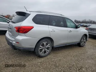 2017 Nissan Pathfinder SV with VIN 5N1DR2MN4HC673551, listed as a Copart auction lot 44277655 with 125,912 mi miles and Clean Title. Bid and sale history available at carsss.com. Image 3.