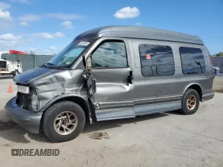 2000 Chevrolet Express Cargo Van w/YF7 with VIN 1GBFG15RXY1264551, listed as a Copart auction lot 88008385 with 206,407 mi miles and Salvage Title. Bid and sale history available at carsss.com. Image 1.