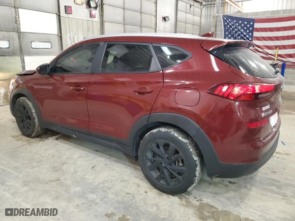 2019 Hyundai Tucson Value with VIN KM8J33A4XKU990256, listed as a Copart auction lot 89296905 with 58,643 mi miles and Salvage Title. Bid and sale history available at carsss.com. Image 2.
