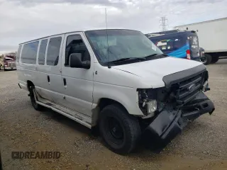 2008 Ford Econoline Passenger XL with VIN 1FBSS31L28DA69858, listed as a Copart auction lot 47398255 with 213,332 mi miles and Salvage Title. Bid and sale history available at DreamBid. Image 4.
