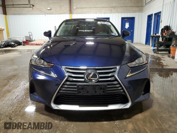 2017 Lexus IS with VIN JTHCM1D27H5023338, listed as a Copart auction lot 49702305 with 45,866 mi miles and Salvage Title. Bid and sale history available at carsss.com. Image 5.