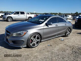 2015 Mercedes-Benz CLA 250 with VIN WDDSJ4EBXFN183853, listed as a Copart auction lot 88277375 with 121,924 mi miles and Non Repairable. Bid and sale history available at DreamBid. Image 1.
