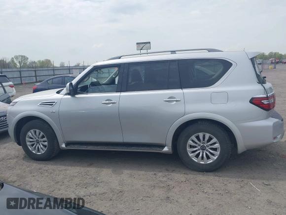 2021 Nissan Armada SV z VIN JN8AY2AD6M9661144, wystawiony jako IAAI lot #41854432 z przebiegiem 91 888 mil mil oraz . Historia ofert i sprzedaży dostępna na DreamBid. Obrazek 14.