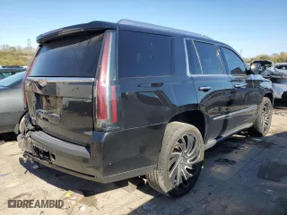 2015 Cadillac Escalade Premium with VIN 1GYS4NKJ4FR550932, listed as a Copart auction lot 75877054 with 164,603 mi miles and Salvage Title. Bid and sale history available at carsss.com. Image 3.
