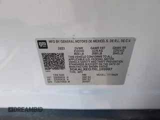 2024 GMC Terrain Denali with VIN 3GKALXEG7RL199997, listed as a IAAI auction lot 41856307 with 5,576 mi miles. Bid and sale history available at carsss.com. Image 9.