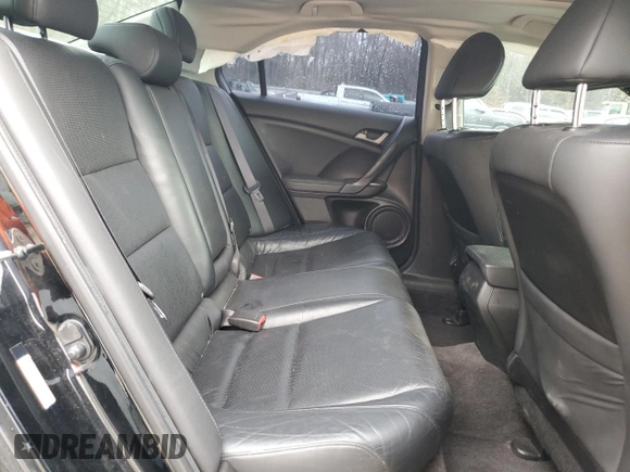2010 Acura TSX with VIN JH4CU2F64AC004897, listed as a Copart auction lot 44047195 with 0 mi miles and Salvage Title. Bid and sale history available at carsss.com. Image 10.
