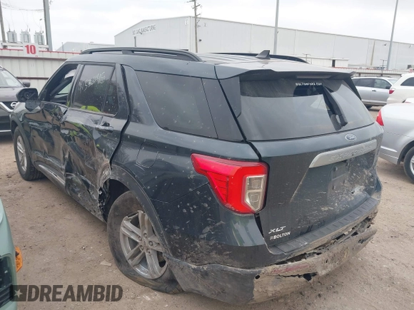 2024 Ford Explorer XLT z VIN 1FMSK7DH2RGA90103, wystawiony jako IAAI lot #41536145 z przebiegiem 19 666 mil mil oraz . Historia ofert i sprzedaży dostępna na DreamBid. Obrazek 3.