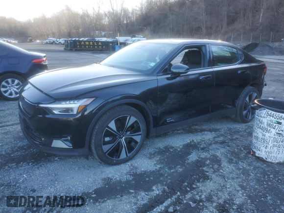 2024 Polestar 2 z VIN YSMFD3KA1RL222424, wystawiony jako Copart lot #47779655 z przebiegiem 8 575 mil mil oraz Szkoda całkowita • Salvage title. Historia ofert i sprzedaży dostępna na DreamBid. Obrazek 1.