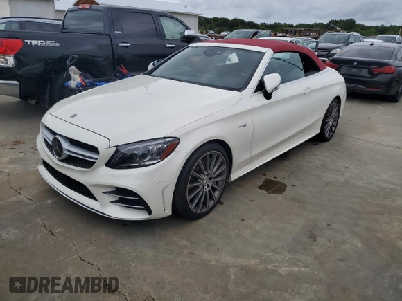 2020 Mercedes-Benz C 43 AMG with VIN WDDWK6EB9LF966842, listed as a Copart auction lot 75062484 with Not provided miles and Non repairable. Bid and sale history available at DreamBid. Image 1.
