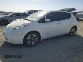 2015 Nissan LEAF S with VIN 1N4AZ0CP2FC314135, listed as a Copart auction lot 53957385 with 84,845 mi miles and Clean title. Bid and sale history available at DreamBid. Image 1.