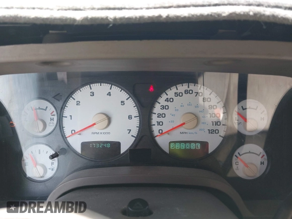 2002 Dodge 1500 with VIN 3D7HU18N62G182806, listed as a IAAI auction lot 42079200 with 173,248 mi miles. Bid and sale history available at carsss.com. Image 7.