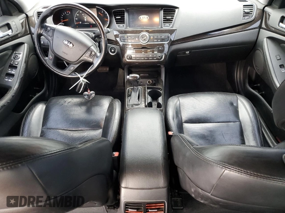 2014 Kia Cadenza Premium with VIN KNALN4D79E5152802, listed as a Copart auction lot 80728394 with 173,015 mi miles and Clean Title. Bid and sale history available at carsss.com. Image 8.