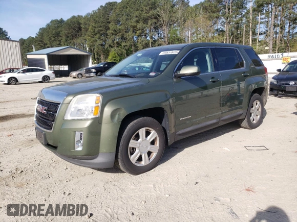 2015 GMC Terrain SLE z VIN 2GKALMEK7F6199517, wystawiony jako Copart lot #54837825 z przebiegiem 144 236 mil mil oraz Czysty tytuł • Clean title. Historia ofert i sprzedaży dostępna na DreamBid. Obrazek 1.